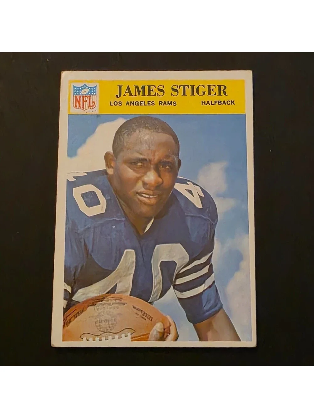 1966 Philadelphia - James Stiger#103 Los Angeles Rams